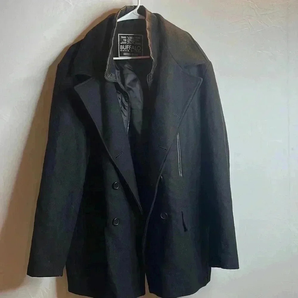 Buffalo David Bitton, men’s extra large, pea coat.